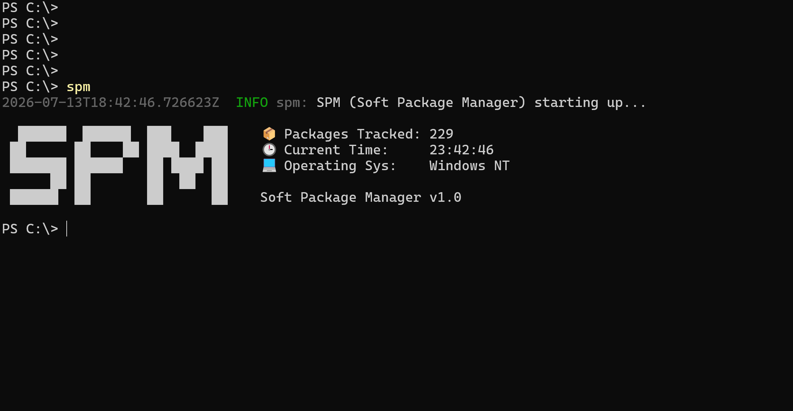 SPM Terminal Interface